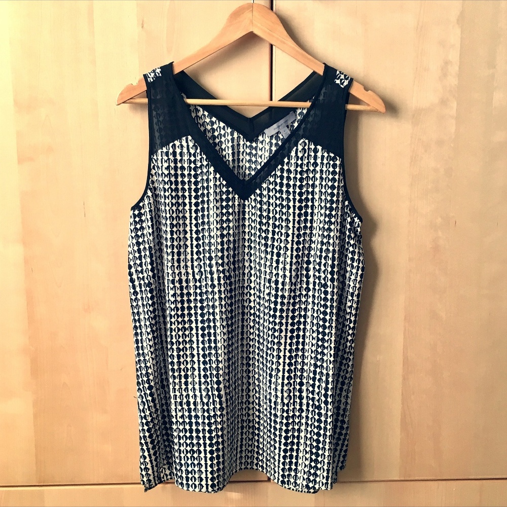 Classiques Entier Printed Blouse NWT